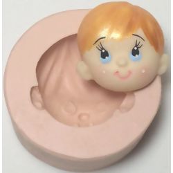 Molde de Silicone - Rosto Menino/Menina Ref. 123