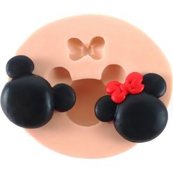 Molde de Silicone - Ratinho e Ratinha Pequeno Ref. 130