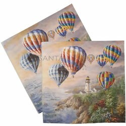 Guardanapo de Papel Decoupage 20 unid. Hot Air Balloons 13314205