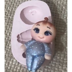 Molde de Silicone - Bebê de Pijama Ref. 15