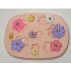 Molde de Silicone - Flores Pequenas Ref. 170