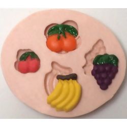 Molde de Silicone - Kit Frutas Mini Ref. 200