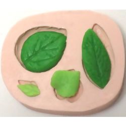 Molde de Silicone - Kit Folhas Ref. 238
