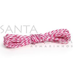 Fio de Papel Torcido 5m 29001199 - Pink e Branco