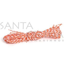Fio de Papel Torcido 5m 29001202 - Laranja e Branco