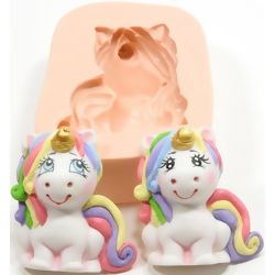 Molde de Silicone - Unicórnio Bebê Ref. 302
