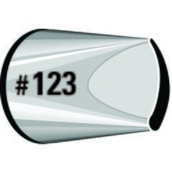 Bico de Confeitar Inox Wilton Médio - Pétala 123