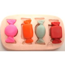 Molde de Silicone - 4 Balinhas Ref. 406