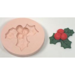 Molde de Silicone - Frutas Natalinas Ref. 579