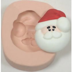 Molde de Silicone - Rosto Papai Noel Pequeno Ref. 648