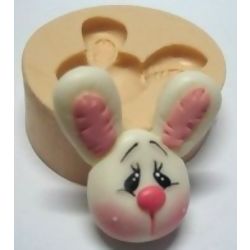 Molde de Silicone - Cara de Coelho Pequena Ref. 809