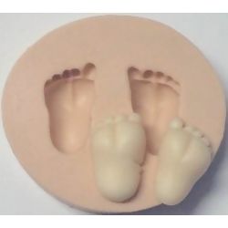 Molde de Silicone - Kit Pezinho Pequeno 2 Ref. 843