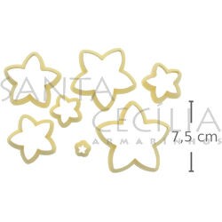 Cortador de Massa - Estrela - 8 Peças