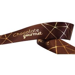 Fita de Cetim Chocolate Gourmet ECF 003H Cor 341 - 1,5cm x 10m