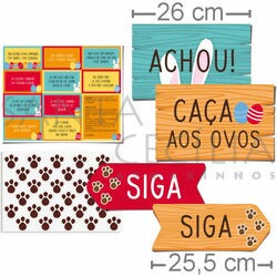 Kit Caça aos Ovos Páscoa - Ref. 23011719