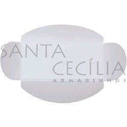 Forminha para Camafeu em Colorplus Branco - 50 un.