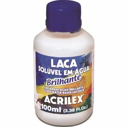 Laca Solúvel em Água Brilhante 100ml - Acrilex