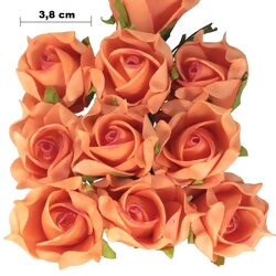 Rosa EVA - M - 10 unid - Laranja