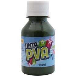 Tinta PVA 100ml Metálica Verde Oliva 068 - Glitter