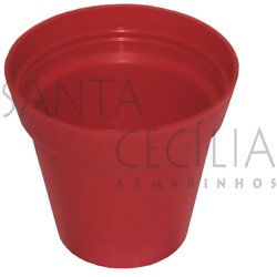 Vaso Plástico N°3 - Vermelho 1 UNIDADE