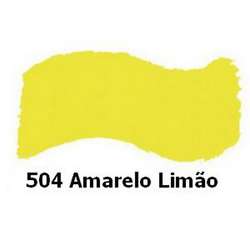 Tinta Acrílica Brilhante 37ml 504 Amarelo Limão