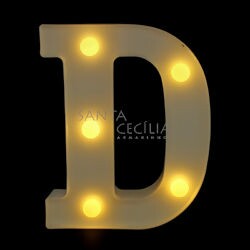 Letra LED 16 cm - D