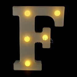 Letra LED 16 cm - F