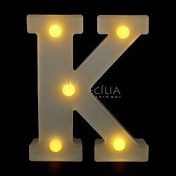 Letra LED 16 cm - K