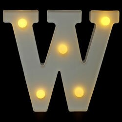 Letra LED 16 cm - W