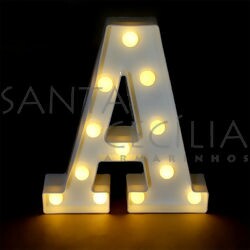 Letras LED 22 cm - Modelos Diversos