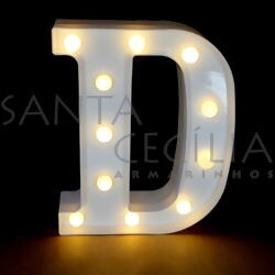 Letra LED 22 cm - D