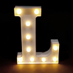 Letra LED 22 cm - L