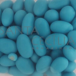 Amêndoas Confeitadas na cor Azul - Pacote com 500g