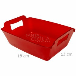 Cachepot Retangular Plástico G