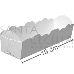 Caixa para Hot Dog 10 unid - 19 x 5,5 x 5 cm