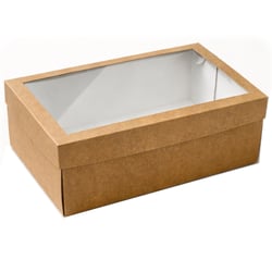 Caixa Kraft 5 unid. KB31A 35 x 25 x 13 cm - com Visor