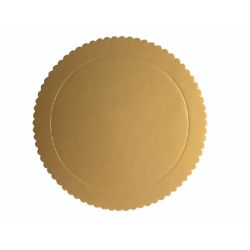 Tabuleiro para Bolo Dourado