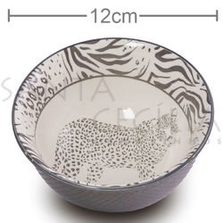 Tigela de Porcelana Onça Pintada Ref. CDH16D028-E