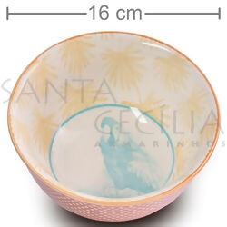 Tigela de Porcelana Arara Grande Ref. CDH16D029-D