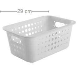 Cesta Organizadora 29 x 19,5 x12cm - ref. 430 Branco