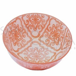 Tigela de Cerâmica Arabesco Laranja CH1545-4 75-6