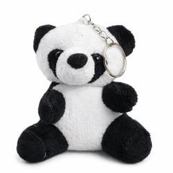 Lembrancinha de Pelúcia Panda Chaveiro 9,5 cm