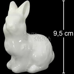 Coelho de Porcelana Branco Ref. 686-7