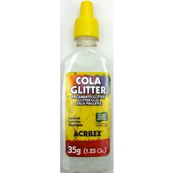 Cola Glitter Acrilex 209 Cristal - 35g