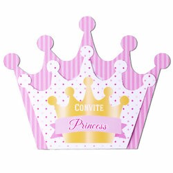 Convite de Aniversário - Princess c/ 8 unid.