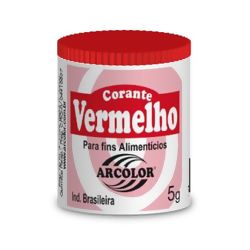 Corante em Pó 5g - Arcólor - Vermelho