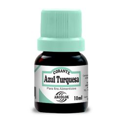 Corante Alimentício Líquido 10ml Arcólor - Azul Turquesa