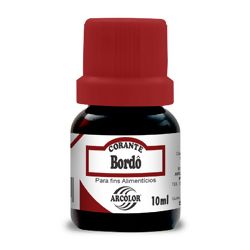 Corante Alimentício Líquido 10ml Arcólor - Bordô