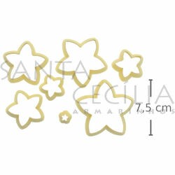 Cortador de Massa - Estrela - 8 Peças