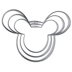 Cortador em Aço Inox Mouse M3 Peças - Ref. CA141
